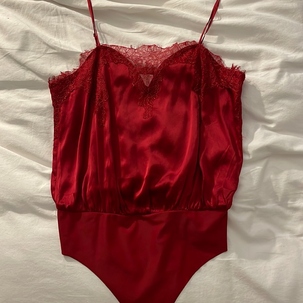 Cami nyc satin bodysuit